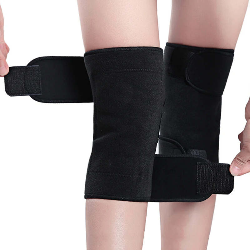 Tourmaline Magnetic Knee Brace Far Infrared Self Heating Pad Arthritis Pain Relief Support for Men Women Sports Fitness