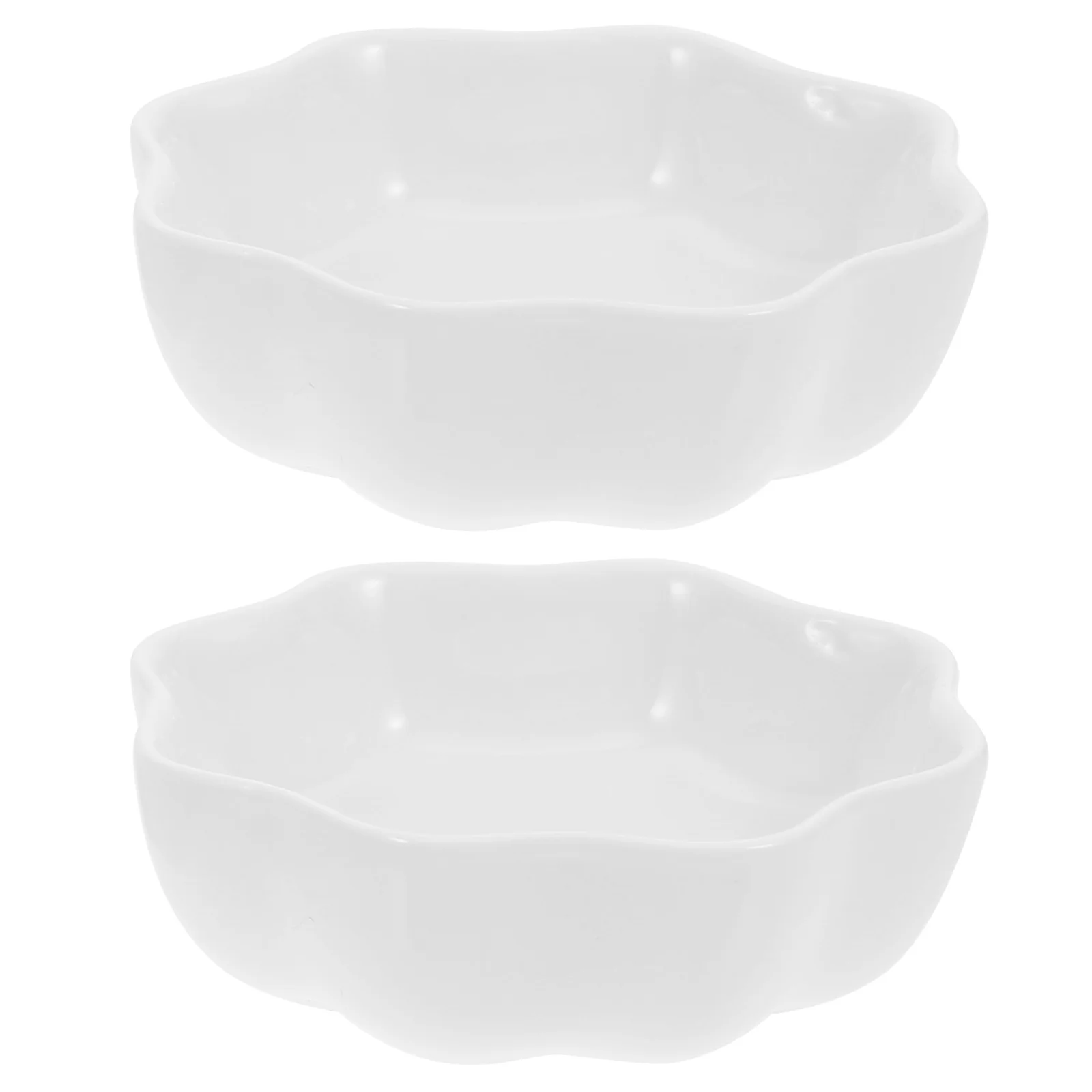 

2pcs Ceramic Bowl for Hamster Cartoon Animal Snack Dish Ferret Food Parakeet Ceramics Carrot Wear Resistant Feeding Easy Wash