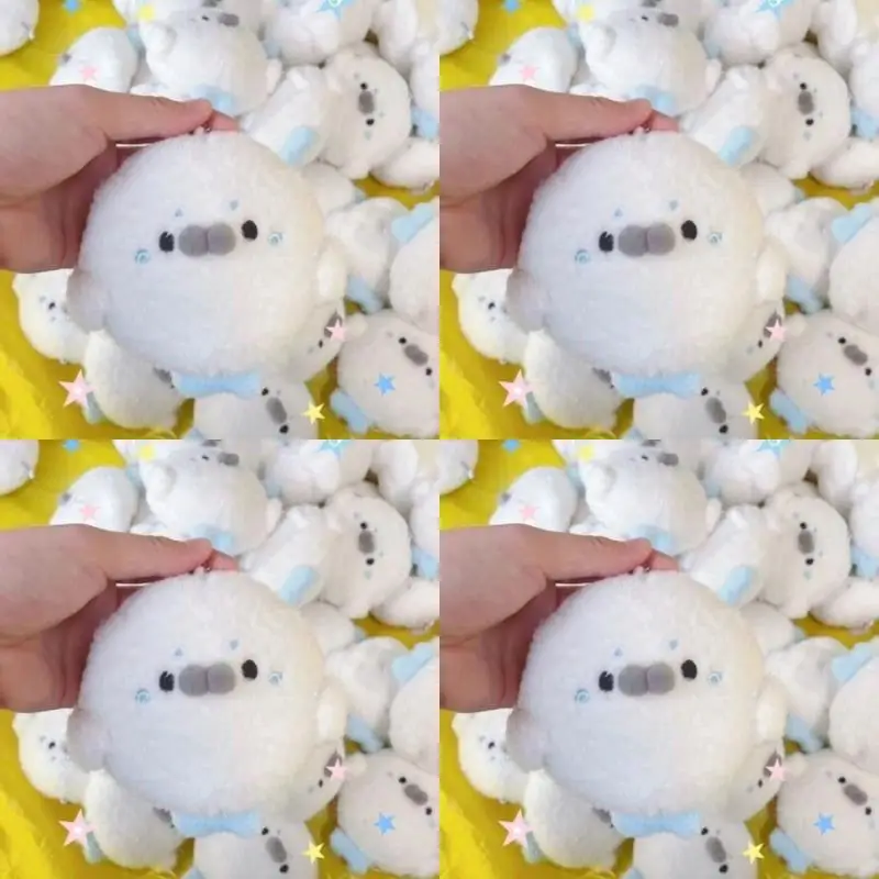 [JT] 1 قطعة Kawaii المحيط الحيوانات ألعاب من القطيفة متعة الإبداعية ختم دمية قلادة سيارة الحلي ظهره ديكور هدية الكريسماس