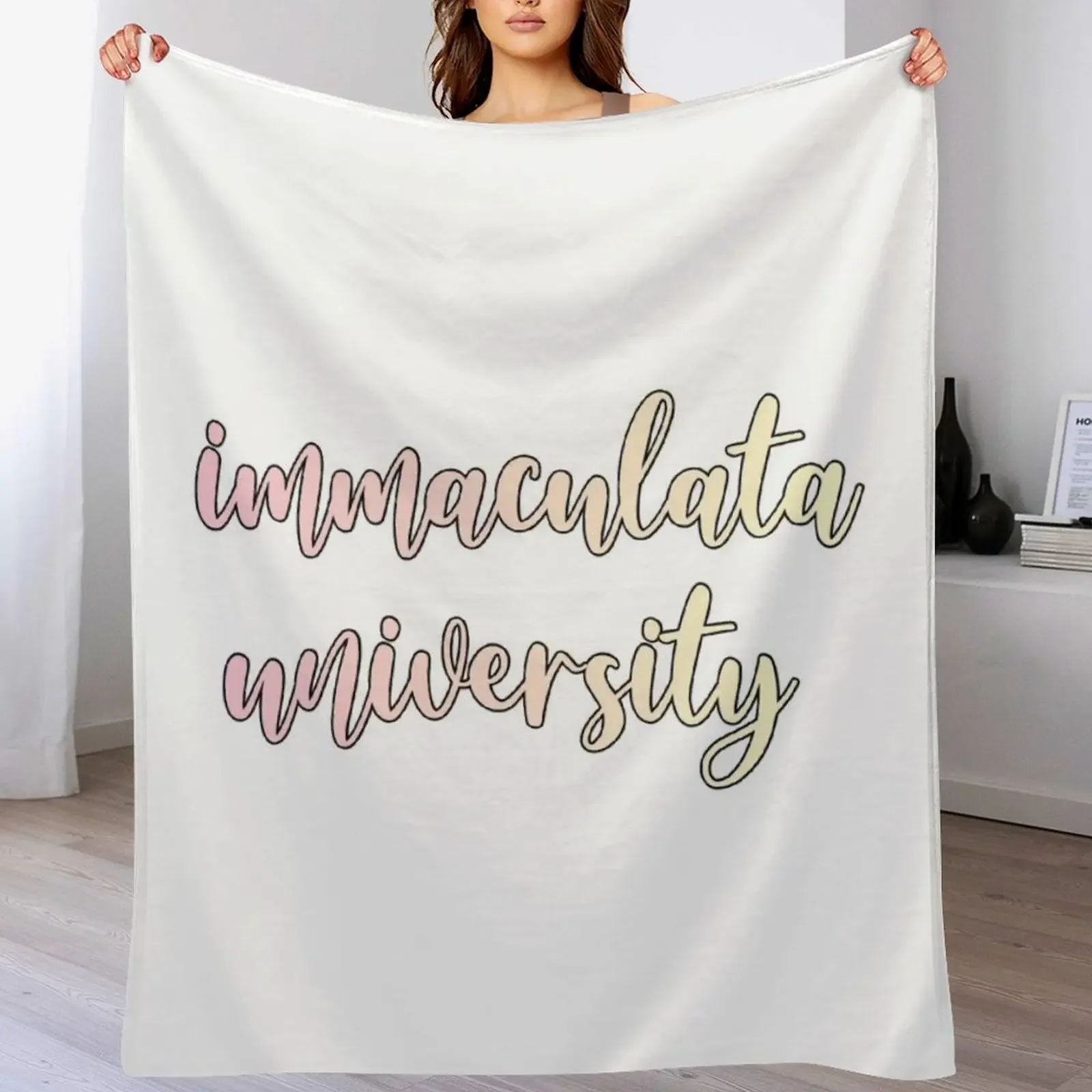 

immaculata university Throw Blanket Nap Decoratives Luxury Brand valentine gift ideas Blankets