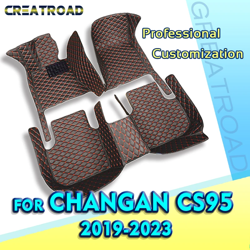 Car Floor Mats For Changan CS95 2019 2020 2021 2022 2023 Custom Auto Foot Pads Automobile Carpet Cover Interior Accessories