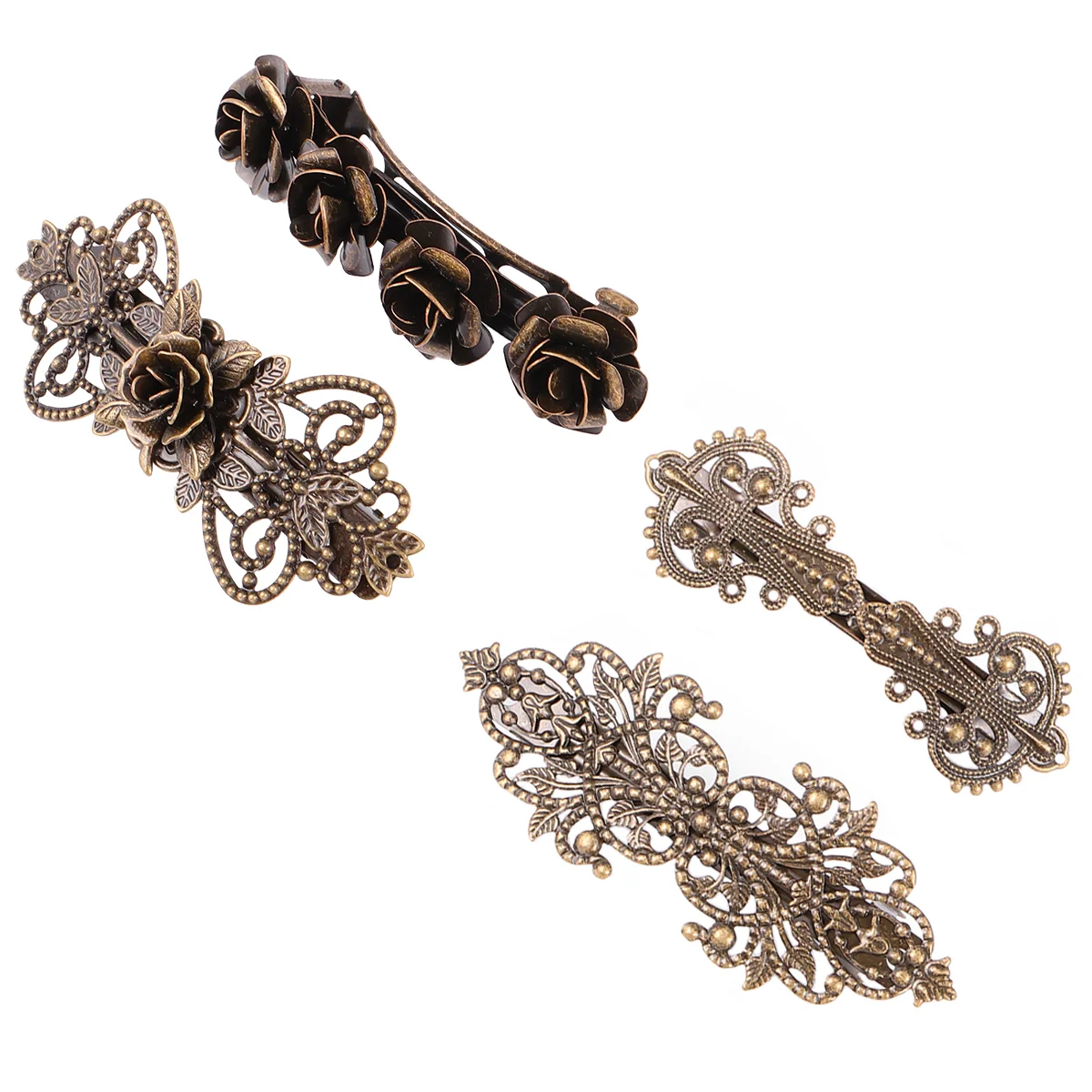 

Vintage Hairpin Spring Clip Headdress European Style Accessories Rhinestone Bobby Pins