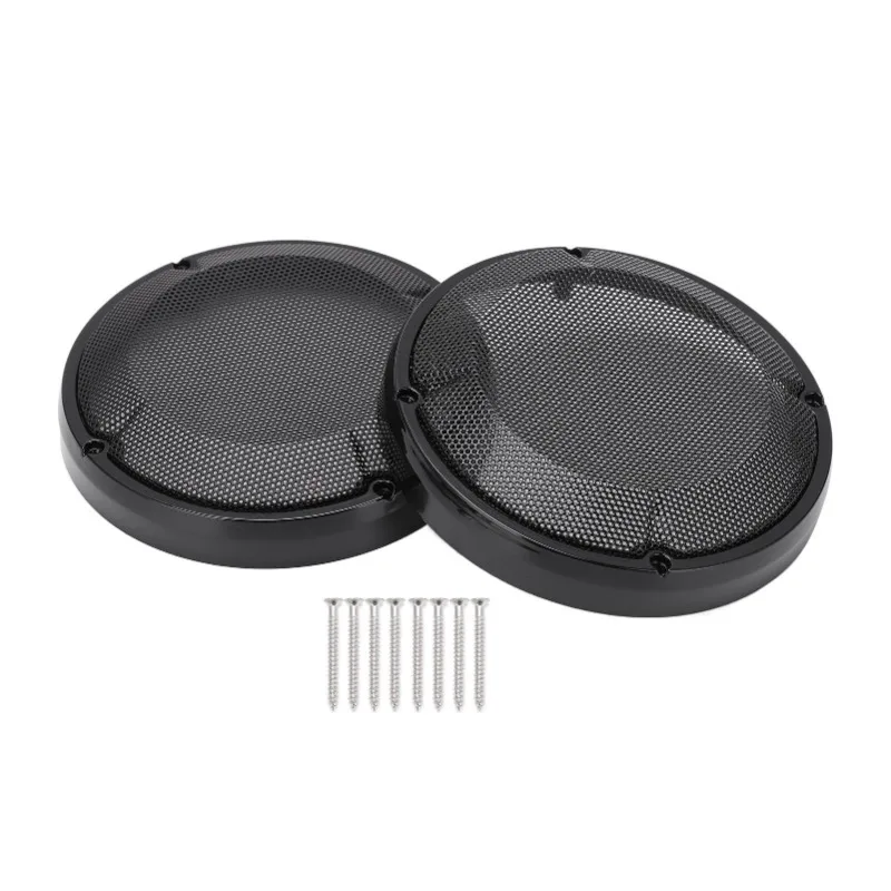 

Motorcycle Saddlebag Lid Speaker Grille Mesh Cover - Audio Component Replacement, Fits Touring Glide (1983-2020) - Durable Build