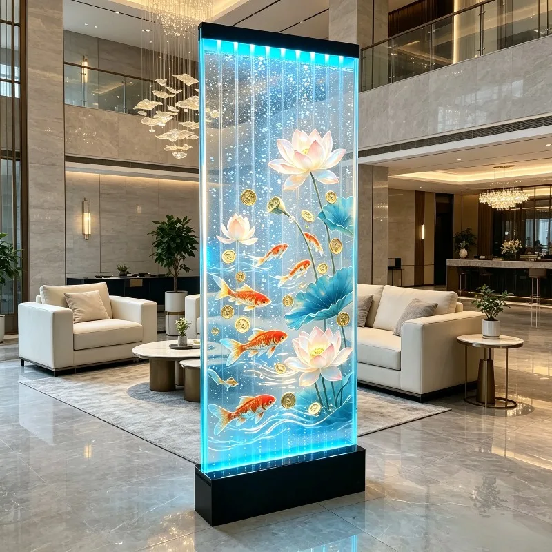 Water drop lamp wine cabinet partition entrance new strange furniture home bubble process