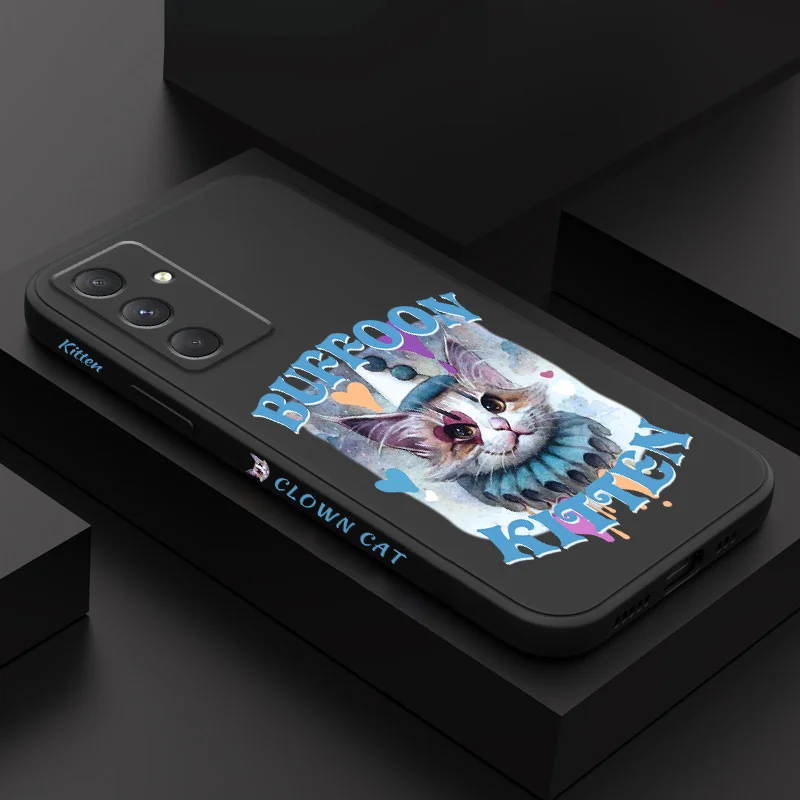 

Clown Cat Phone Case For Samsung Galaxy A56 A36 A26 A16 A06 A55 A35 A25 A15 A05 A05S A54 A34 A24 A14 A04 A04S A04E 4G 5G Cover