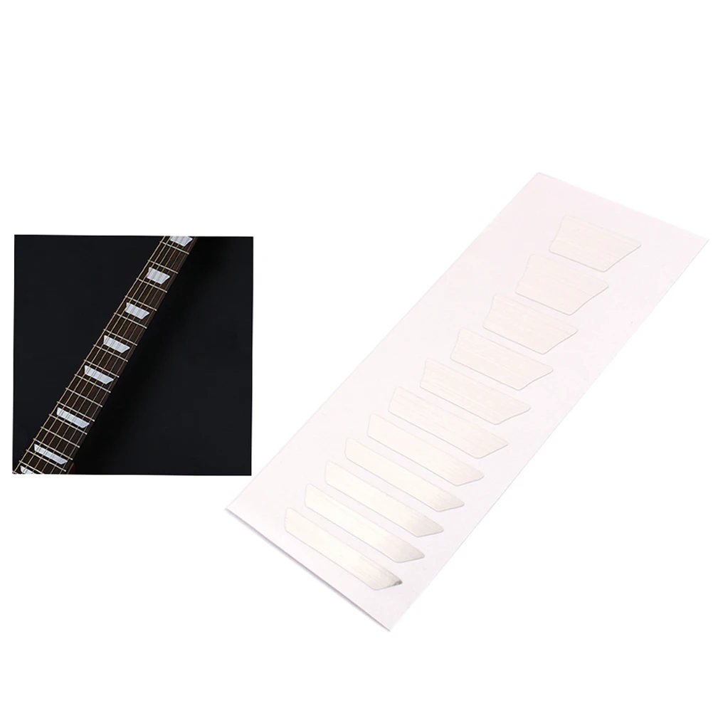 

Guitar Sticker Fret Marker Decals Electric Bass Violin Parts Accessories Notes Decoration Self adhesive Trapezoid Pattern