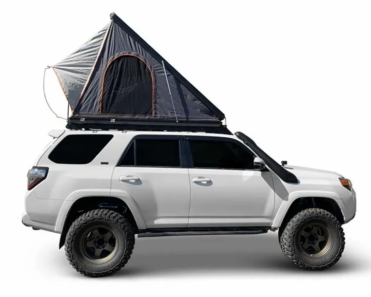

2-4 Person Outdoor Camping SUV Car Roof Top Tent with Hard Shell Cover and Aluminum Pole for Camping Trips