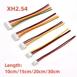 10pcs XH2.54 Electronic Wire Single Head Tin Plated Connecting Wire 10cm/15cm/20cm/30CM XH 2.54mm Pitch Cable 2/3/4/5/6/7/8/10P