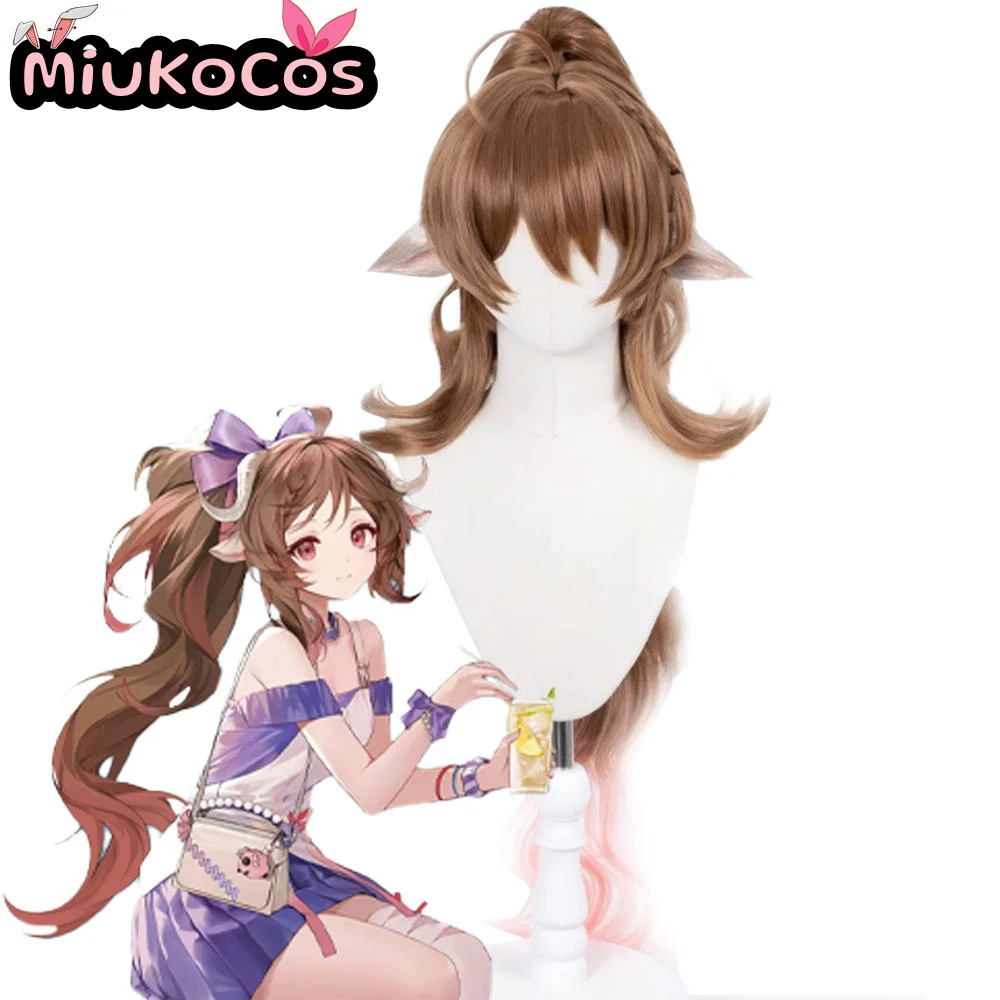 

IN STOCK Eyjafjalla the Hvít Aska Cosplay Wig MiukoCosplay Game Arknights Cosplay
