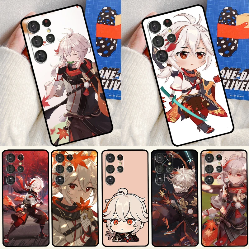 Genshin Impact Kaedehara Kazuha Phone Case For Samsung Galaxy S25 Ultra S23 S20 S21 S22 S24 FE S9 S10 Plus S24 Ultra Cover