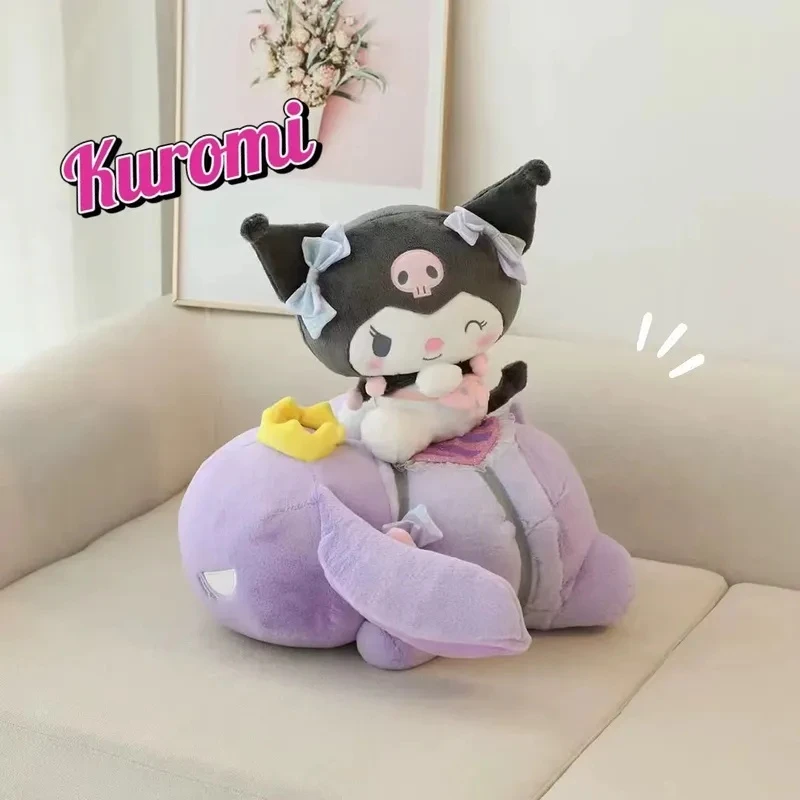 Sanrio ฝันกลับไปในวัยเด็ก Kuromi ตุ๊กตาตุ๊กตาสาวของขวัญนักเรียนตุ๊กตาเด็กของขวัญวันเกิดของขวัญคริสต์มาสฮาโลวีน