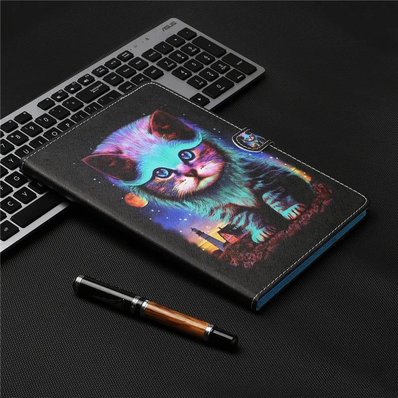 Cute Case For Samsung tab a 8 2019 cover PU Leather Protective Shell for Samsung Galaxy Tab A 2019 Case SM-T290 T295 T297 Coque