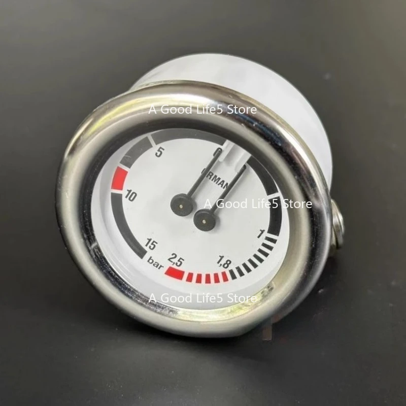 

Apply To Elaine Coffee - Italian BFC Pandora Semi-automatic Espresso Machine Double Pointer Pressure Gauge
