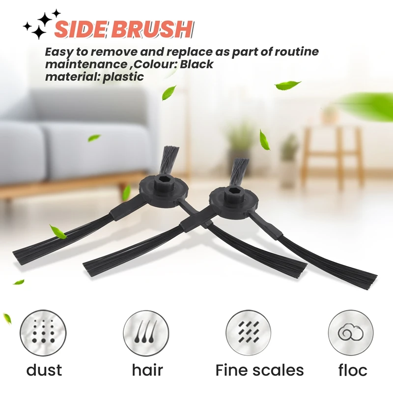 Сменная боковая щетка из 10 шт. для робота-пылесоса Ilife V3 V5 A6 A4 A4S