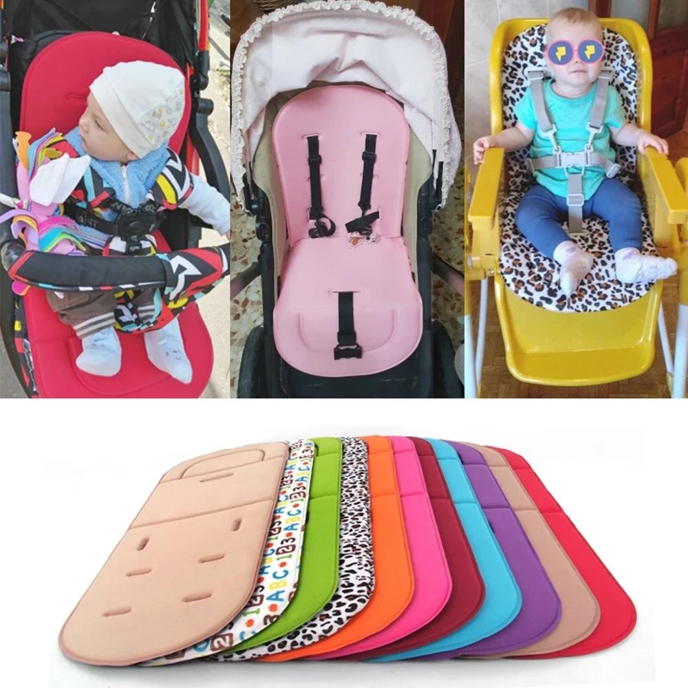 Baby Stroller Seat Cushion Kids Pushchair Car Cart High Chair Seat Trolley Soft Mattress Baby Stroller Cushion Pad Accessories