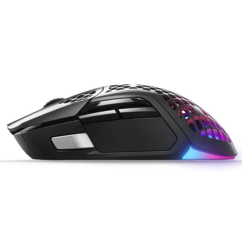 SteelSeries Aerox 5 Wireless RGB Gaming Mouse Ultra-lightweight Water Resistant Design 9 Buttons 18K DPI TrueMove Optical Sensor