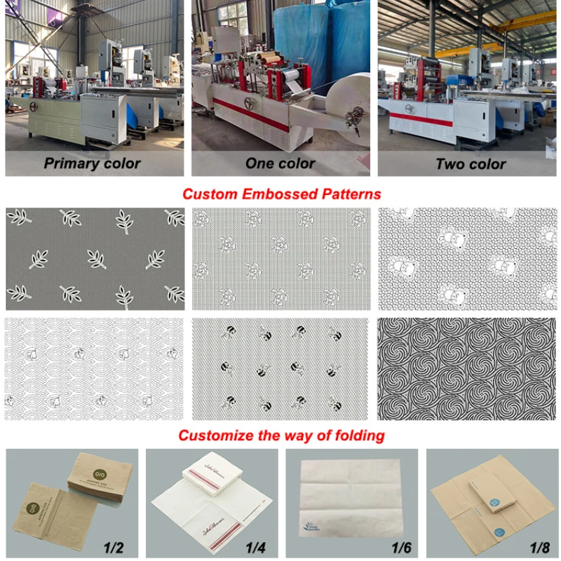 Bobbin Roll Paper Processing Machine Napkin Tissue Paper Making Machine Production Line Z Fold Napkin Paper Making Machine