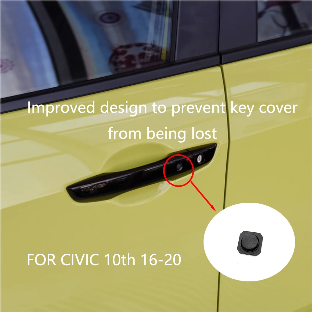 

ESIRSUN Подходит для Honda Civic 10 поколения 2016 2017 2018 2019 2020 наружная дверная ручка сенсор умный ключ кнопка резина