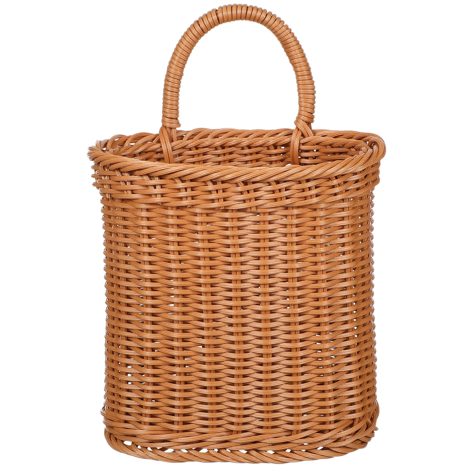 

Storage Basket Garlic Hanging Wall Baskets Pantry Universal Utensil Plastic Woven Door Shopping