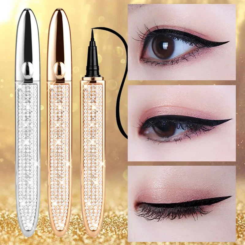 Black / Brown Liquid Eyeliner Waterproof Long Lasting Eye Liner Pencil Quick Drying Not Bloom Natural Eyleliner Pen Makeup