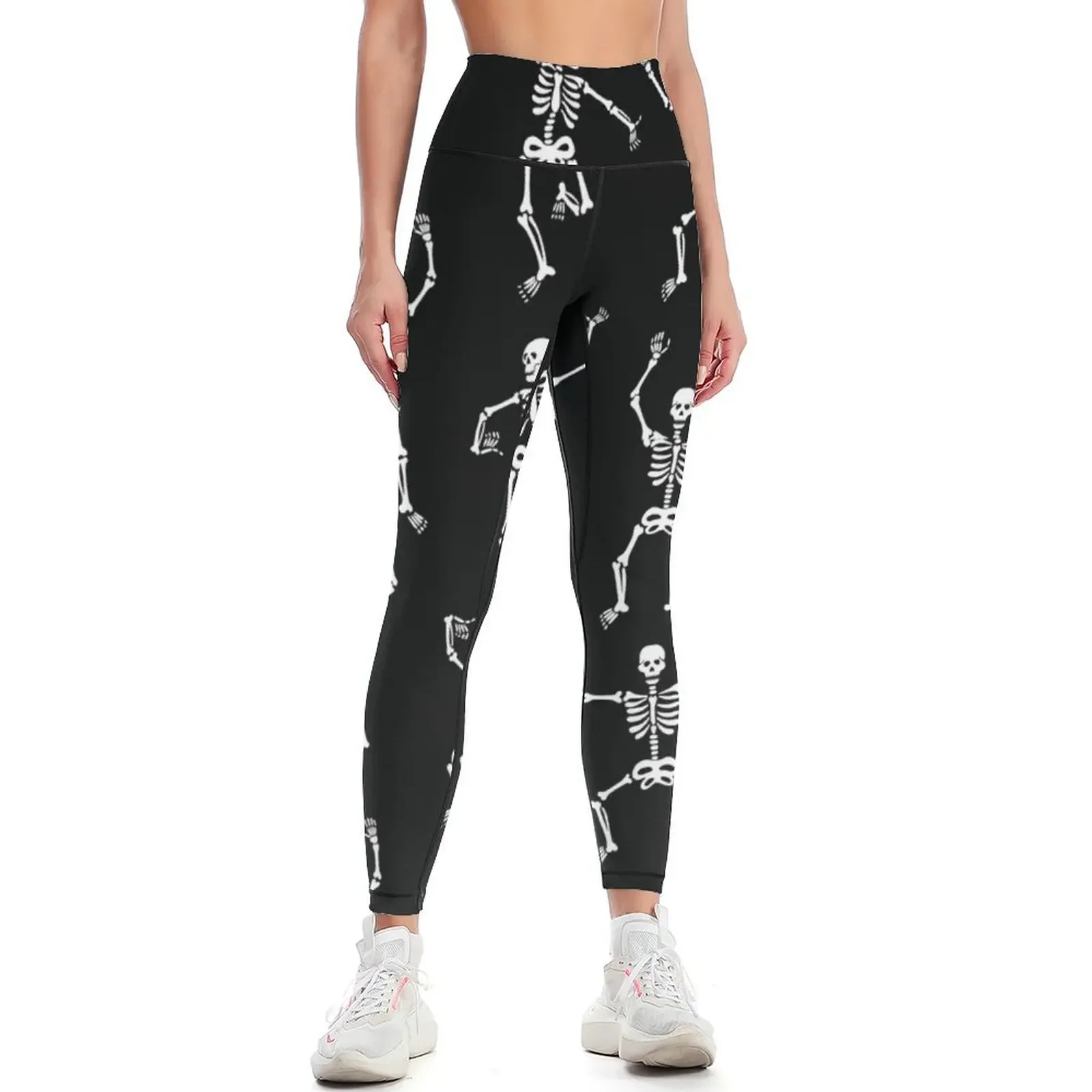 Skeletons Dancing Leggings for physical Clothing fitness Women's sports Leginsy push up Womens Leggings