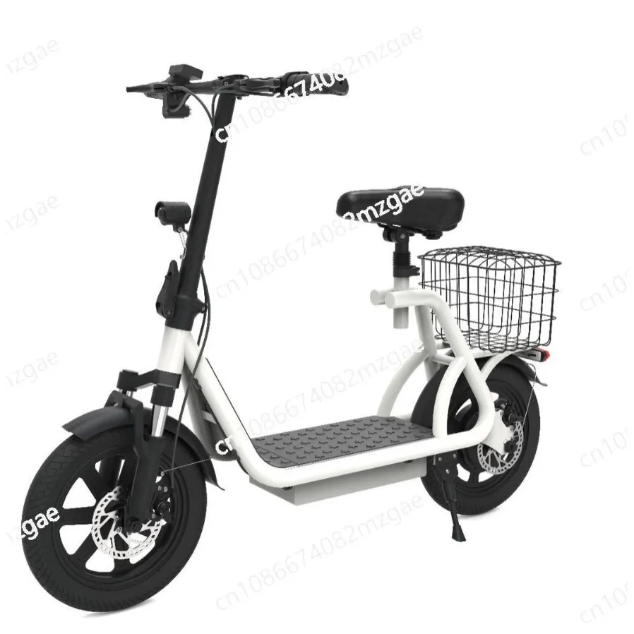 14-inch portable 500W motor 48V simple commuting shopping and selling vegetables electric car
