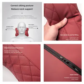 適用於起亞EV6 EV9 Sportage Niro Stinger Ceed Cerato Sorento RIO Proceed的汽車座椅頸枕頭枕腰部支撐墊 8 最佳銷售 起亞Ceed的汽車造型 - №2