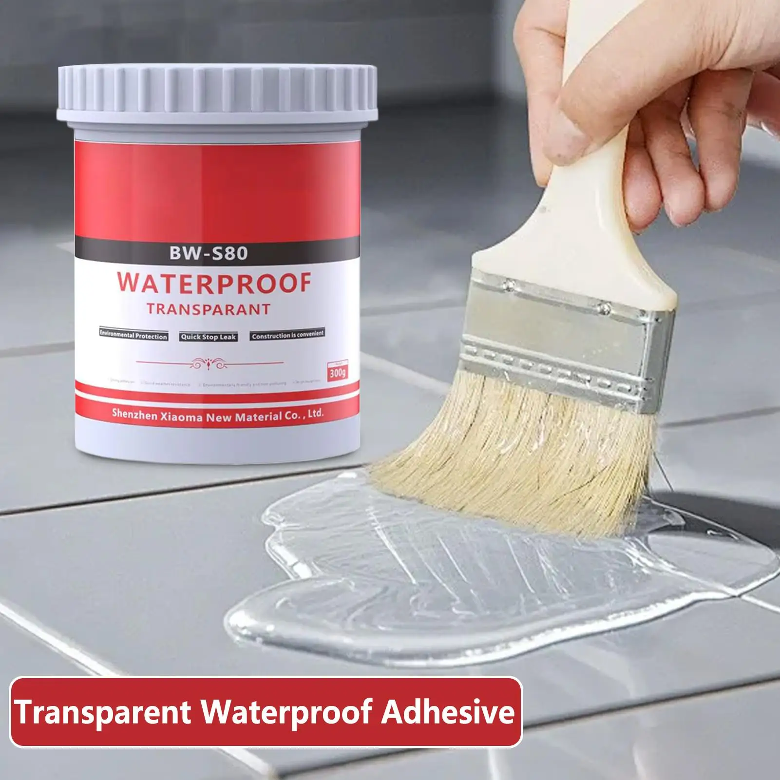 Водонепроницаемый герметик, прозрачный герметик, водостойкий прозрачный ремонтный клей для утечек для сада, ванной комнаты, террасы, окна, душа