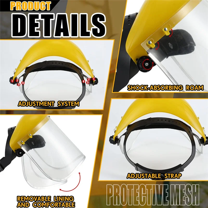 

B29C-Labor Защитная маска Наголовный козырек для электросварки с защитой от брызг для безопасности Отличный