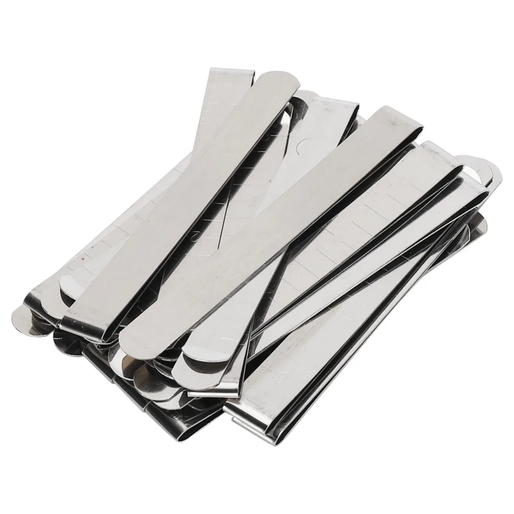 20pcs-durable-stainless-steel-hemming-clips-wide-opening-3-inch-measuring-ruler-metal-sewing-accessories-fabric-folding