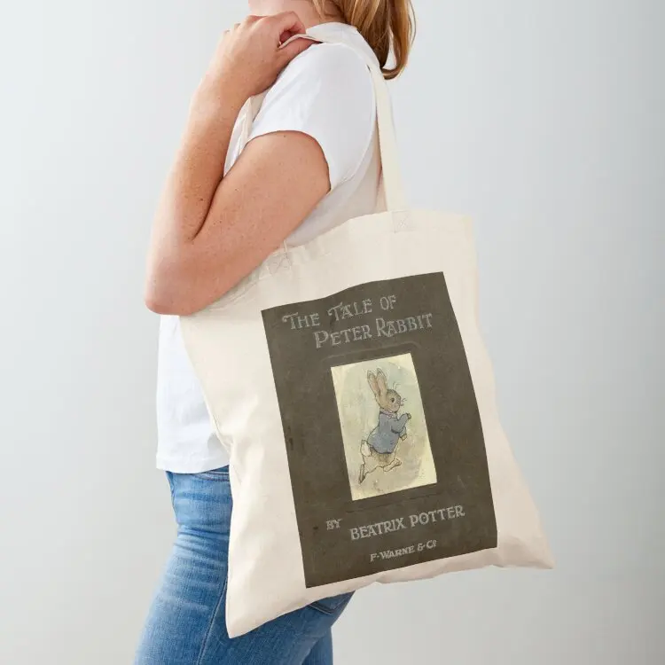 The Tale of Peter Rabbit (1902) - Vintage Book Cover Tote Bag