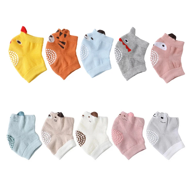 Sicherheit Baby Knieschoner Säugling Kinder Krabbeln Ellenbogen Kissen Baumwolle Beinwärmer Atmungsaktive Knieschützer Spaziergang Unterstützung Schutz 0-3Y