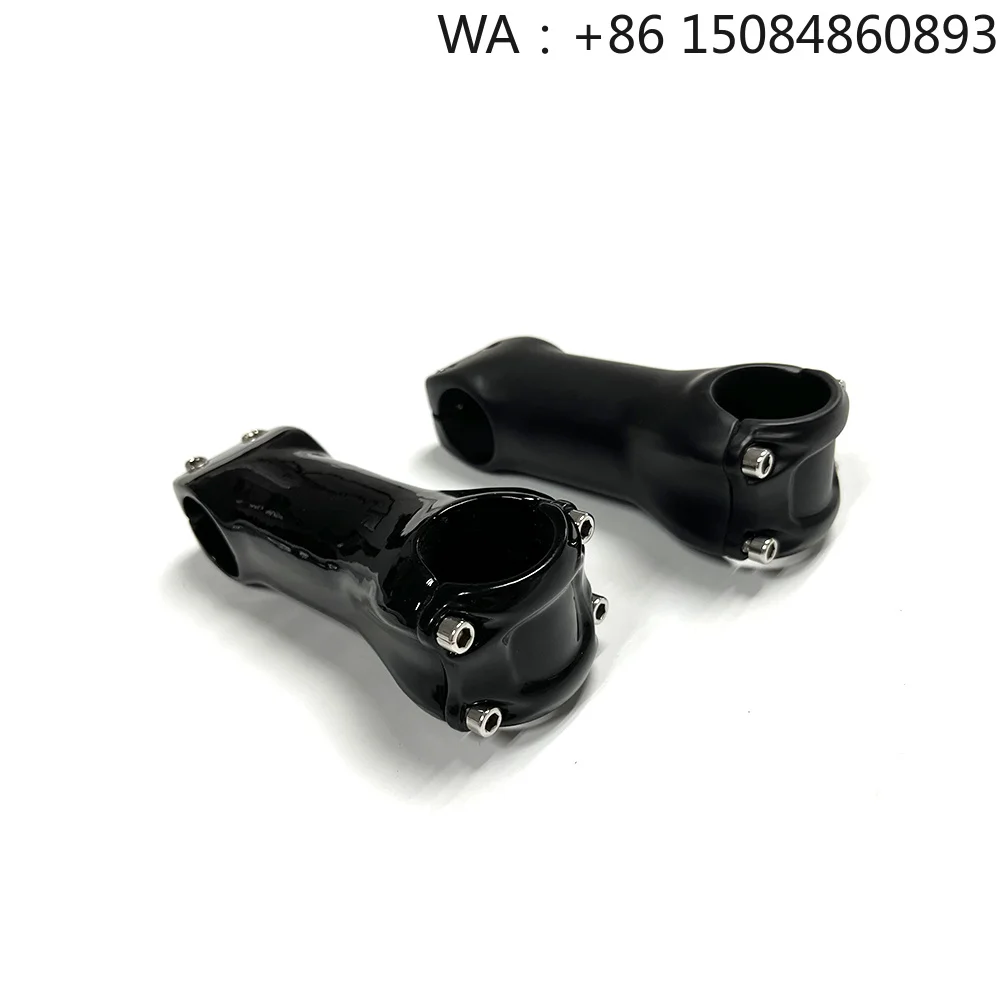 Gloss Matte Optional Finish Full Carbon MTB Stem Short Handlebar Riser Custom Size Cycling Spare Parts For Road And Mountain Bik view 2