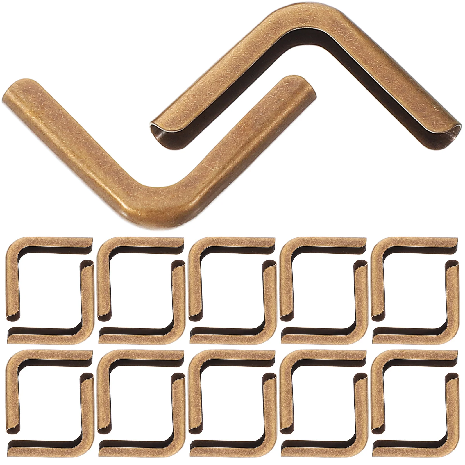 100Pcs Metal Corners Protectors for Book Photo Notebook Scrapbook Strong Metal Material Exquisite Design Simple to Use