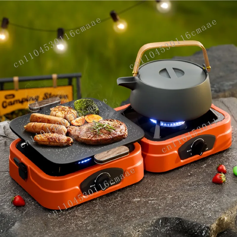 

Popular 2025 Outdoor Foldable Gas Stove with Powder Coating Is Convenient and Durable, Suitable for Camping and Hiking