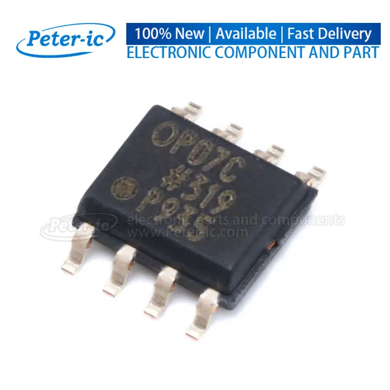 OP07CSZ-REEL OP07C OPO7C 0P07C SOIC-8 600kHz 1.8nA 600kHz Single Precision Op Amps Available Peter-ic(1pcs)