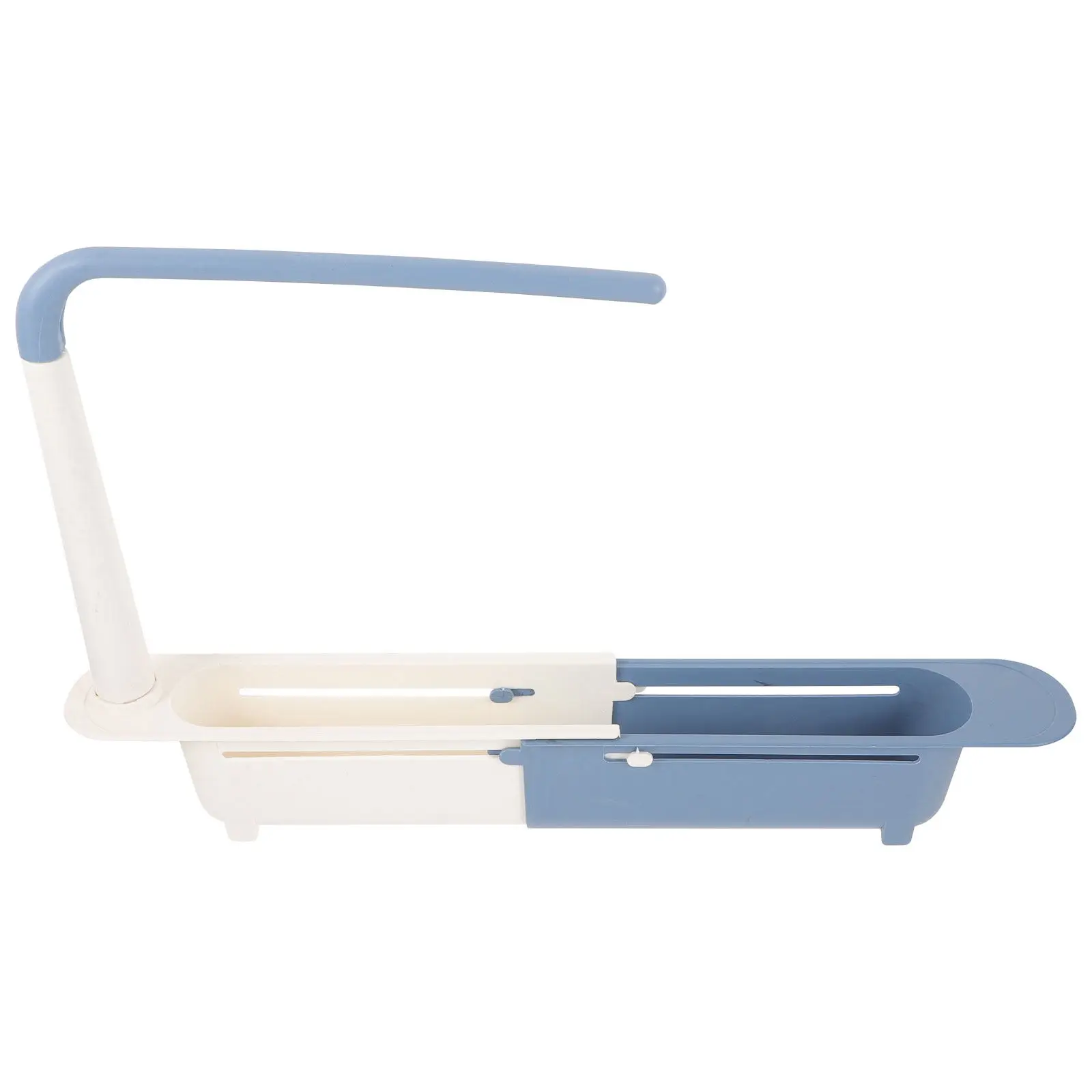 Telescopic Sink Sponge Holder Kitchen Sink Organizer Plastic Sponge Storage Rack Draining Rack Clean Tool Stand - view 5