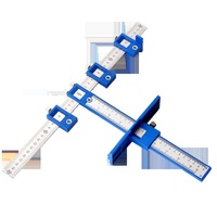 Professional Drill Punch Locator Jig Drill Guide Cabinet Handle Knob Template Locator Hole Punch Tool for Woodworking