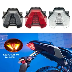 2022 MT07 LED Turn Signals Integrated Tail Light Rear Brake Taillight MT-07 FZ07 FZ-07 2021 Motorcycle Accessories