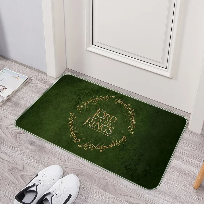 

Door Carpet L-Lord Of The Ring Bedroom Rugs Kitchen Absorbent Mat Entrance Doormat Foot Washable Non-slip Rug Children Room Mats