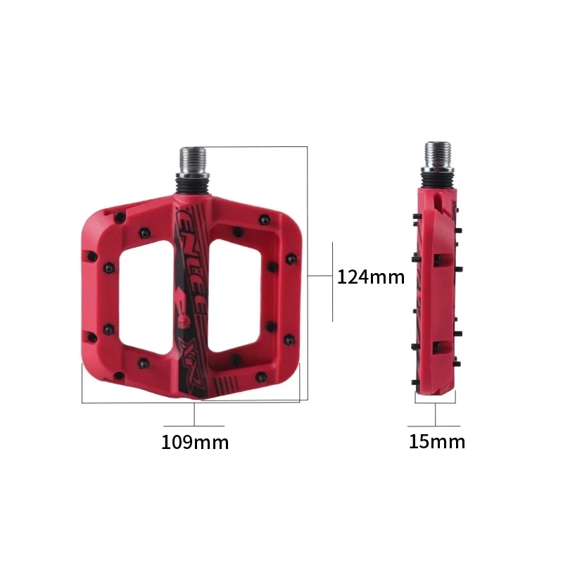 Mountainbike ultraleichtes Nylon Plattform pedal für Fahrrad Fuß stütze Clipless Pedale Flach lager Fuß stütze MTB Fuß stütze Radfahren – Detail 5