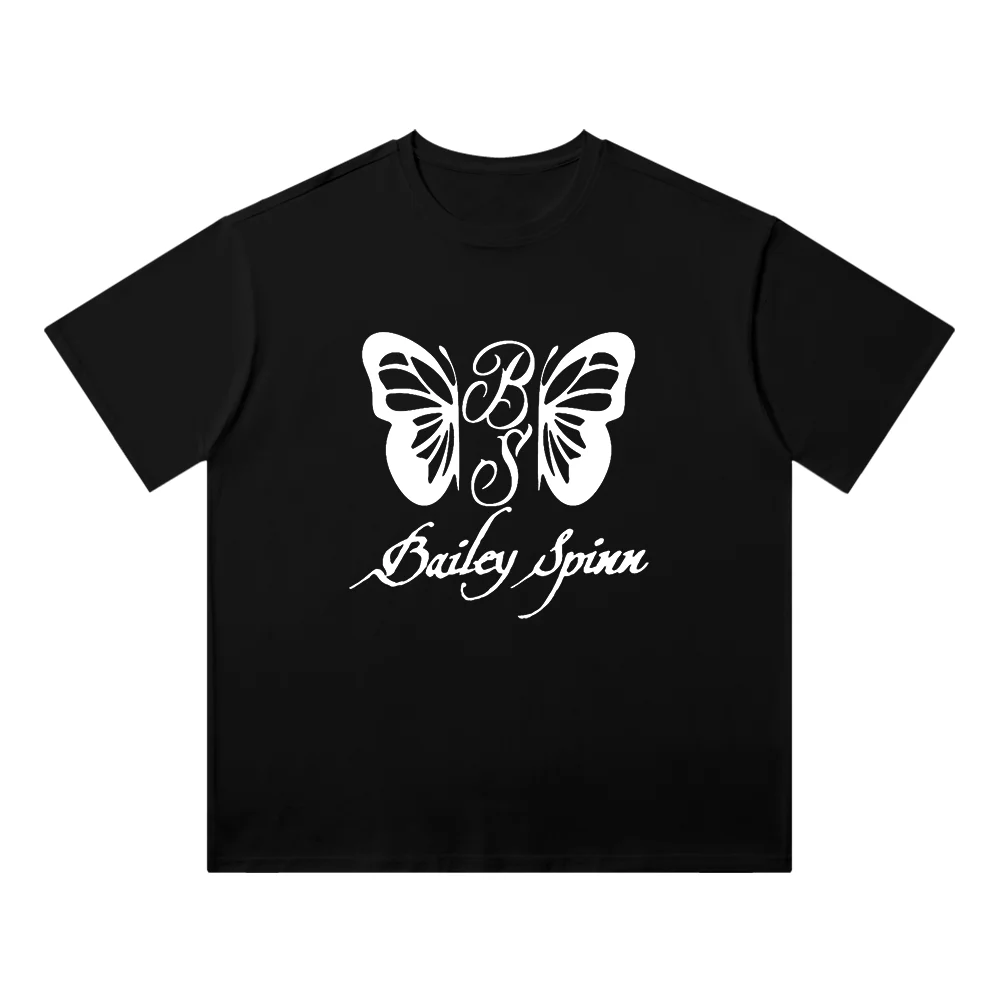 تي شيرت Bailey Spinn Loser Tour 2025 قطن للرجال/النساء ملابس الشارع برقبة دائرية وأكمام قصيرة