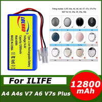 14.4V 6800mah Rechargeable Lithium Battery For ILIFE A4s A6 V7s Plus A9s W400 Robot Vacuum Cleaner INR18650 M26-4S1P Batteries