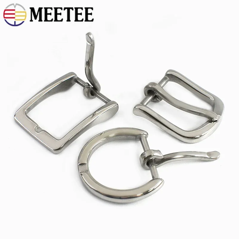 

1-5Pcs 25mm Solid Stainless Steel Belt Buckles Jeans Waistband Pin Buckle Bag Strap Adjust Hook DIY Leather Crafts Accessories