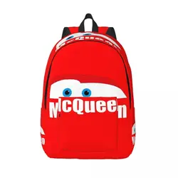 Lightning McQueen Pixar Cars Fashion Backpack Outdoor Student Hiking Travel Daypack for Men Women College Canvas Bags