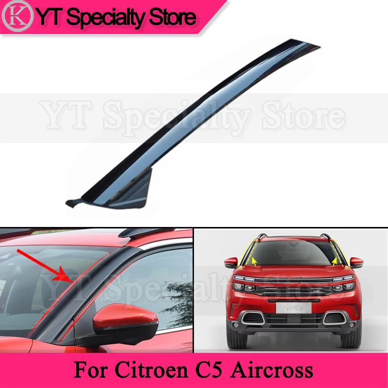 

Kamshing Car A-pillar Exterior Decorative Panel For Citroen C5 Aircross Front Pillar Windshield Edge Strip
