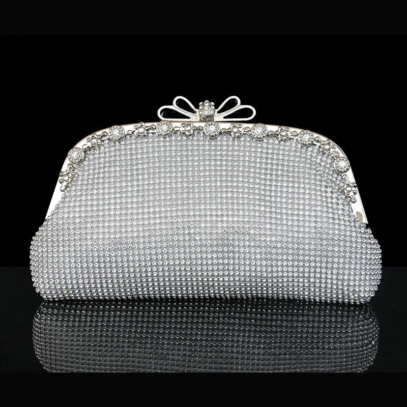 

Diamonds Women Evening Bags 2023 Fashion Clutch Brand Designer Crystal Women Handbags Color Luxury Wedding Party Women Chain Bag