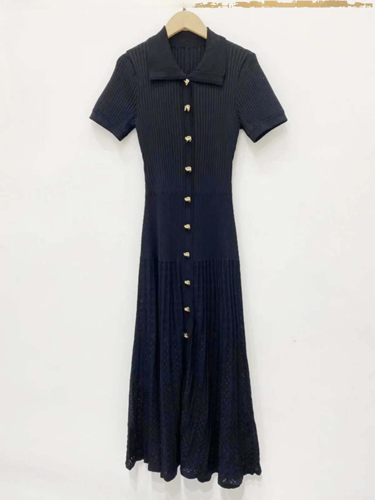 

MaSandeS Faion Slim Fit Long Bla Knitted Dr Sli Early Spring New Arrival Women's Clothing High Waist A-Line Dr