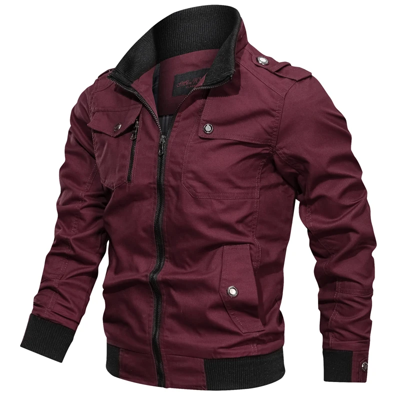 Chaqueta de carga para hombre, abrigo informal para exteriores, ropa superior versátil de negocios de Inglaterra, ropa deportiva de locomotora, tendencia de moda, Otoño, nuevo