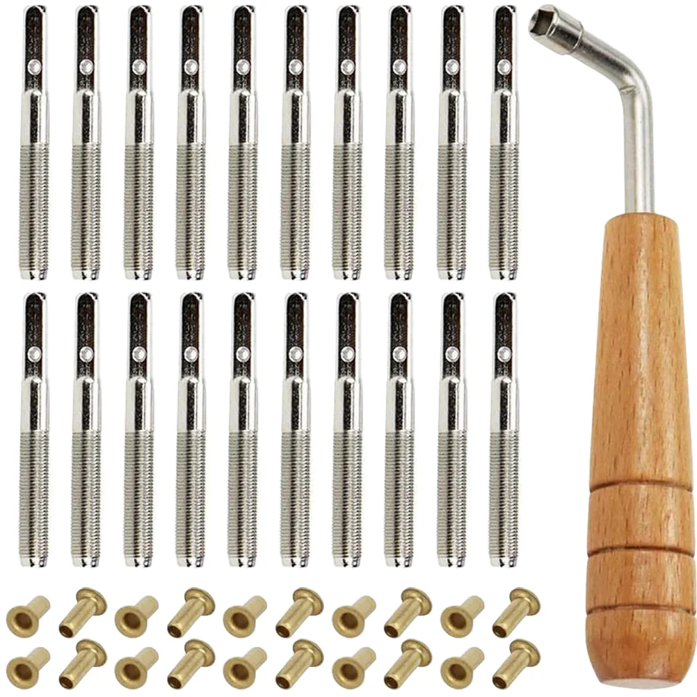 

Lyre Tuning Peg Accessory Musical Instruments Metal Pin Fixing for Harp Slack Adjuster Tools Replacement Large